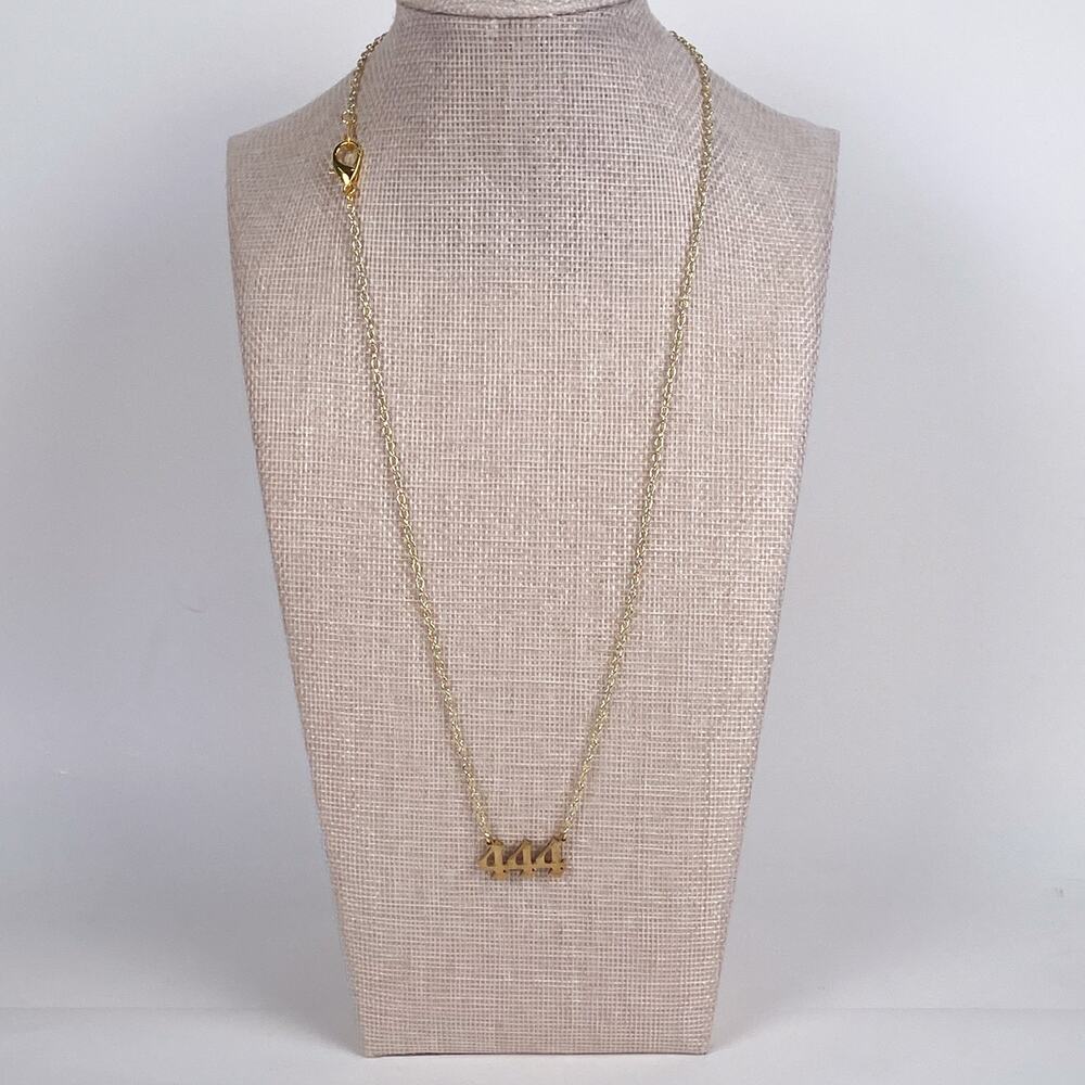 444 Nameplate Necklace